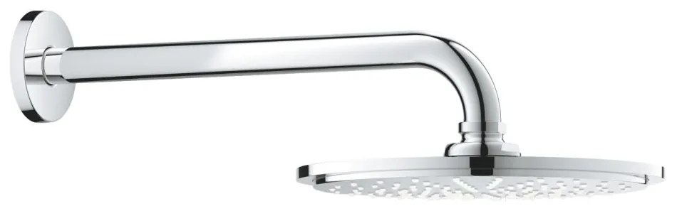 Palarie dus rotunda crom O 210 mm cu brat de dus Grohe Rainshower Cosmopolitan 210