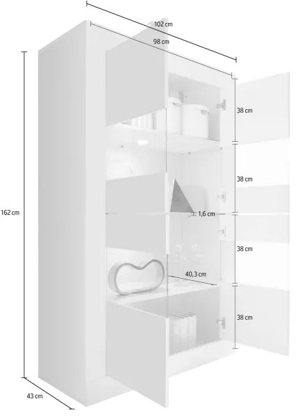 Comodă NERILA albă