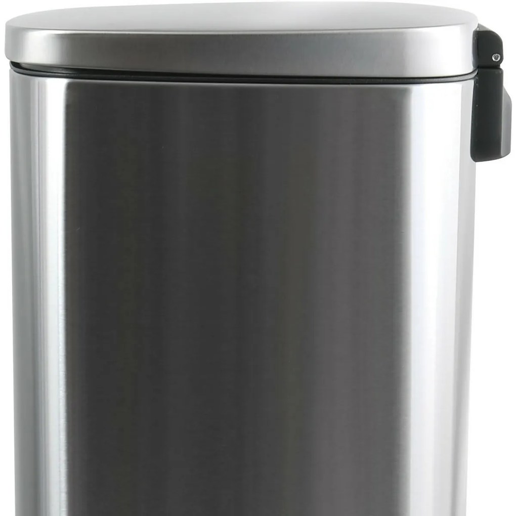 Coș de gunoi cu pedală soft-close Spirella Akira50 l, oțel inoxidabil periat, 50 l