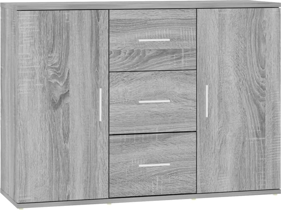vidaXL Dulap, gri sonoma, 91x29,5x65 cm, lemn compozit