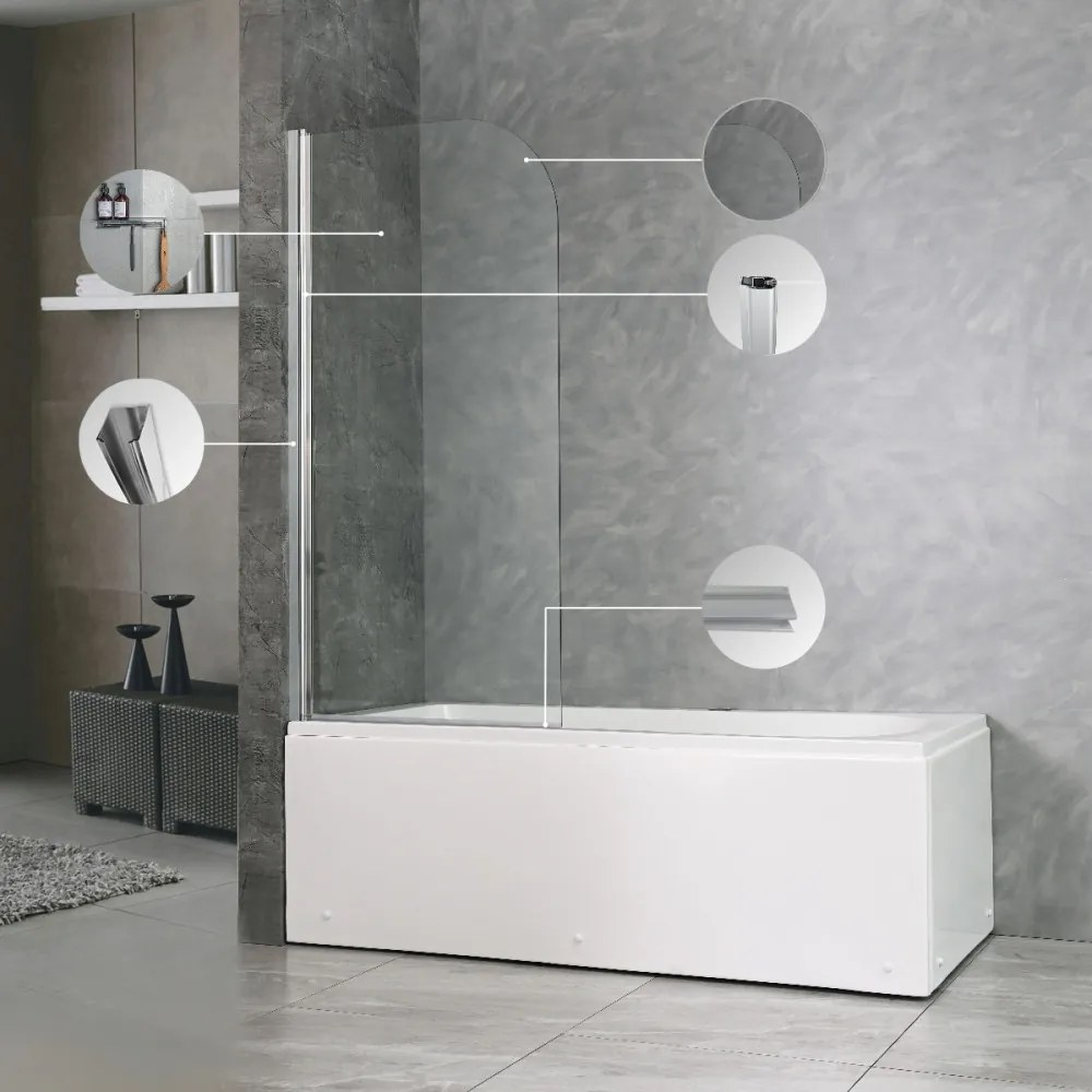 Paravan de baie Eva 70x140