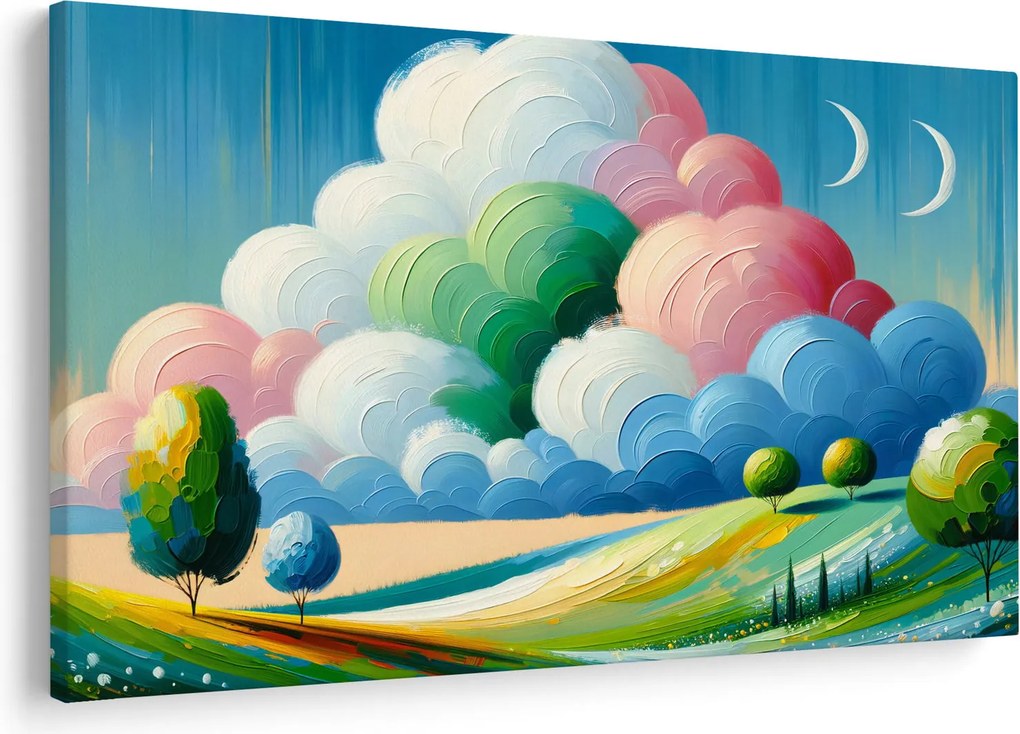 Tablou - Peisaj cu nor (90x60 cm)