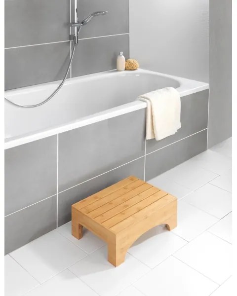 WENKO 24870100 - Taburet BAMBUSA 40x30 cm, maro