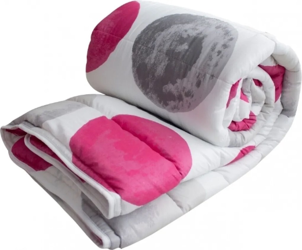 Pilota Alcam Sweet Dots microfibra matlasata, 200x220 cm, 250g/mp