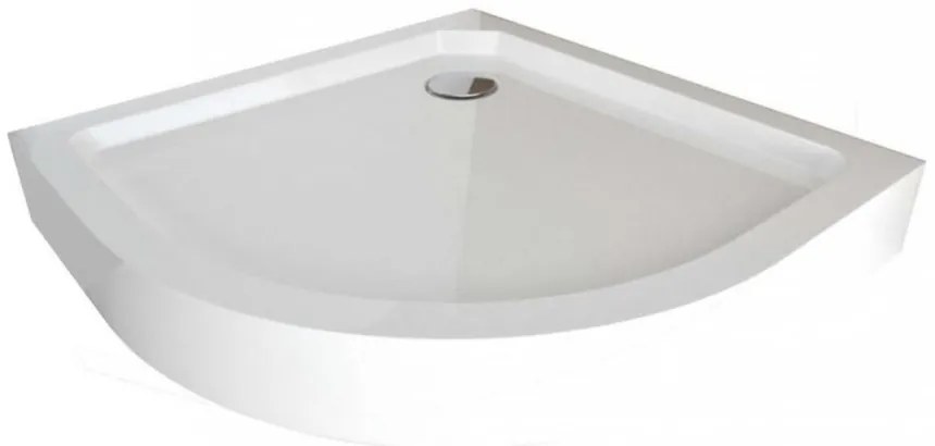 Cădiță de duș curbată înaltă SMC