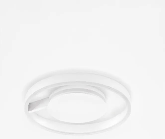 Lustra circulara aluminiu alb LED CCT SIENA 40cm