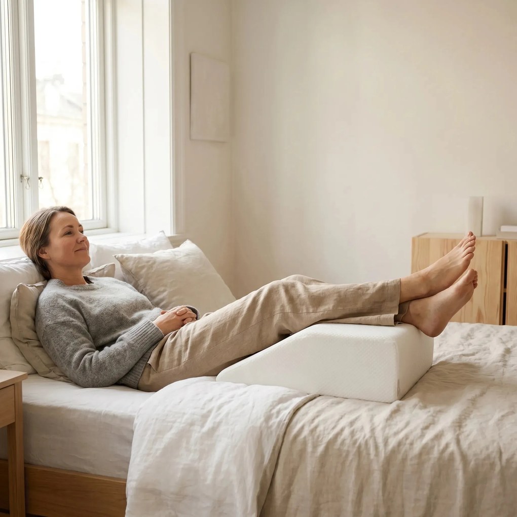 Perna ortopedica ridicare picioare, memory foam, multifunctionala