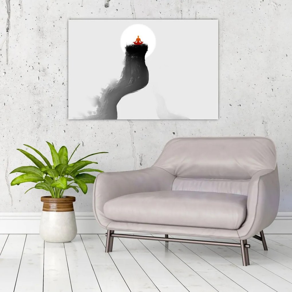 Tablou - Meditație în vârf (90x60 cm)