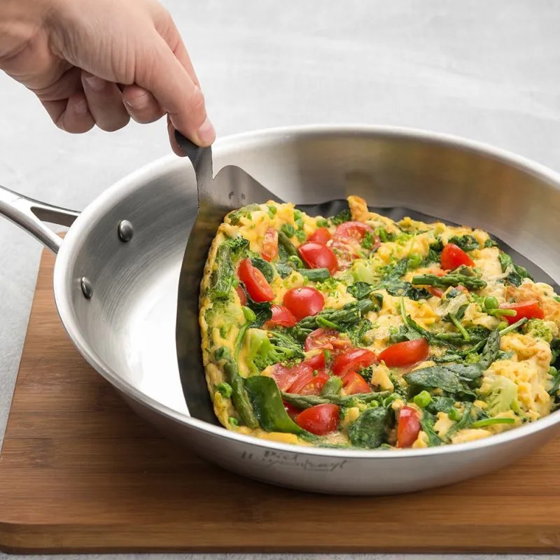 Pad antiaderent pentru tigaie NoStik DDD 430, Diametru 24 cm, Pana la 260°C, Pentru omleta, Reutilizabil, Negru