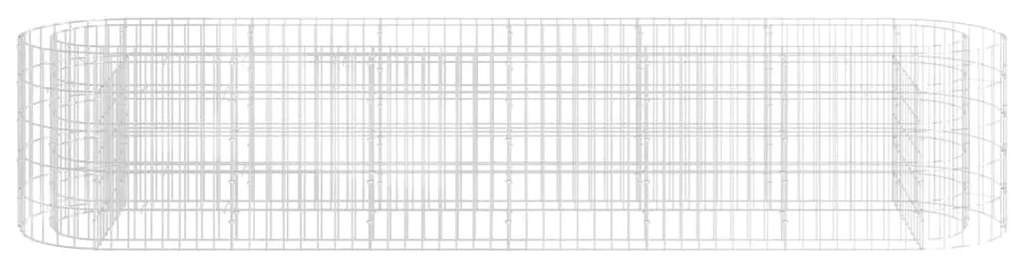 Strat inaltat gabion, 260x50x50 cm, fier galvanizat 260 x 50 x 50 cm, 1, 1