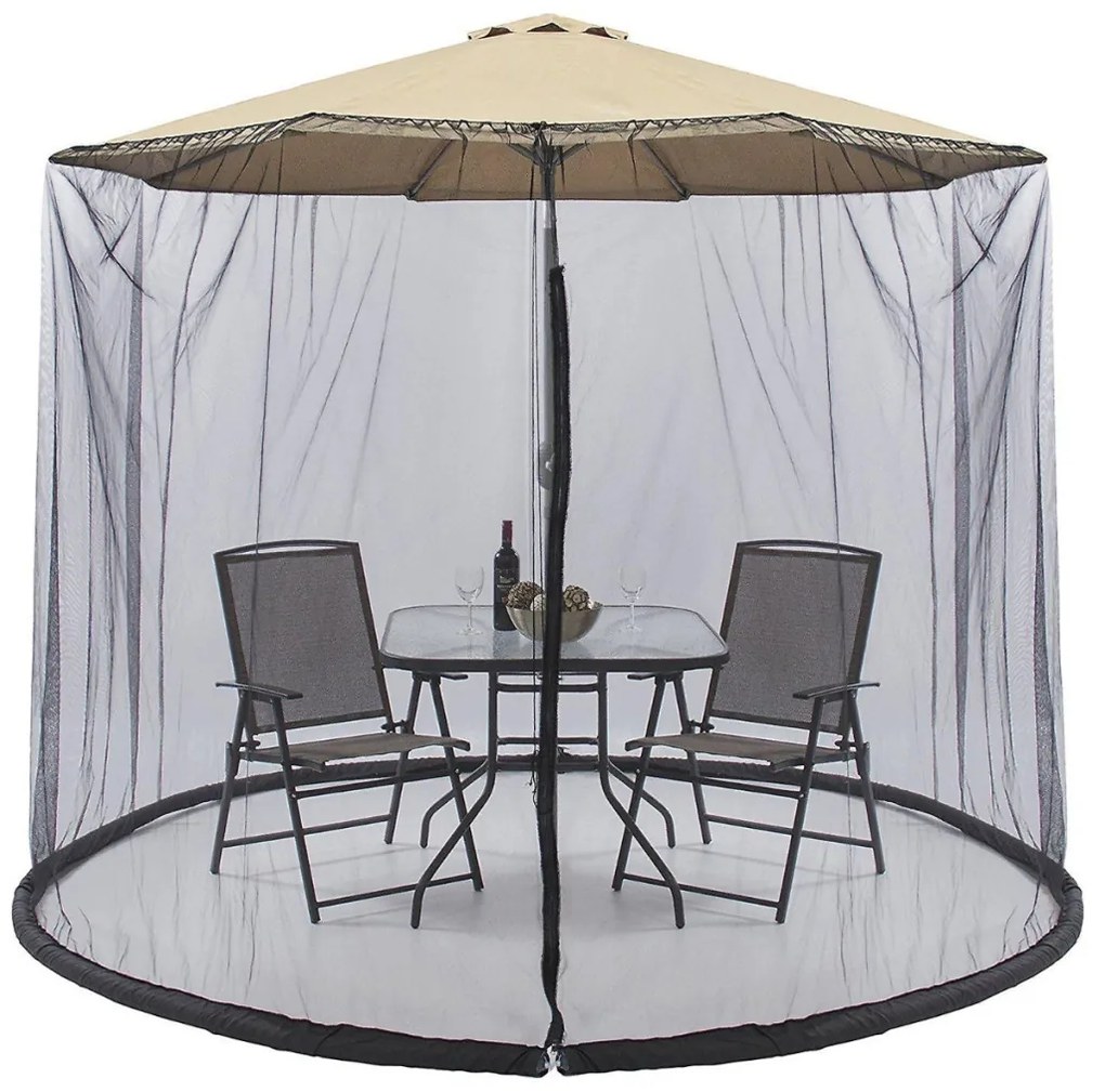 Plasa anti-tantari pentru umbrela de soare