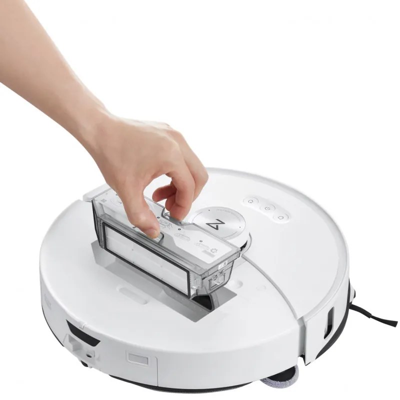 Aspirator robotic ROBOROCK S8 MaxV Ultra S8MVU02-00, 69 W, 10000 Pa, Lidar, Wi-Fi, Comenzi vocale, 5200 mAh, 3D mapping, Autonomie până la 180 min, Alb