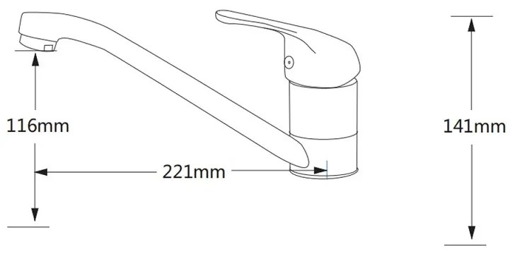 Baterie de Baie / Bucătărie, din Inox, Finisaj Satinat, Structură Alamă Turnată, Pipă Pivotantă