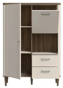 Comodă VIRO maro/bej