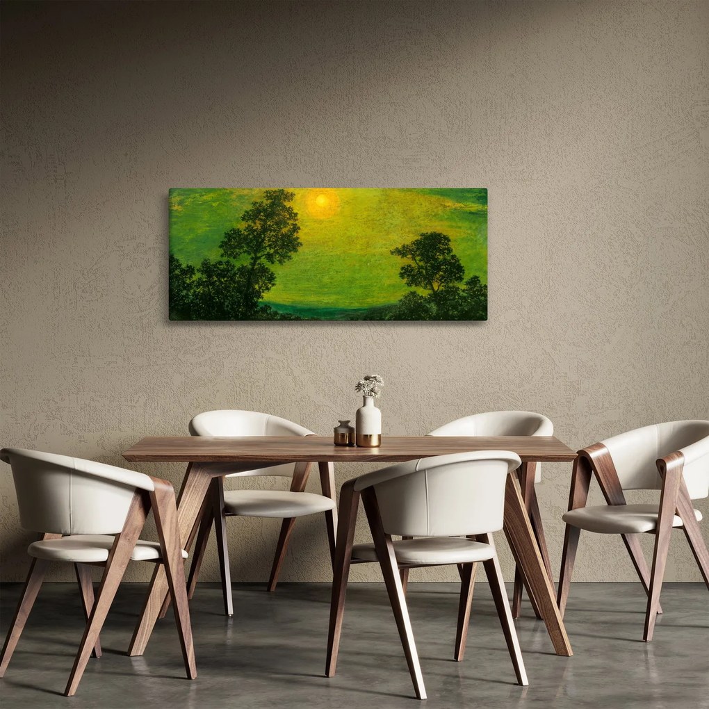 Tablou - Imitator of Ralph Albert Blakelock, Moonlight, reproducere (120x50 cm)