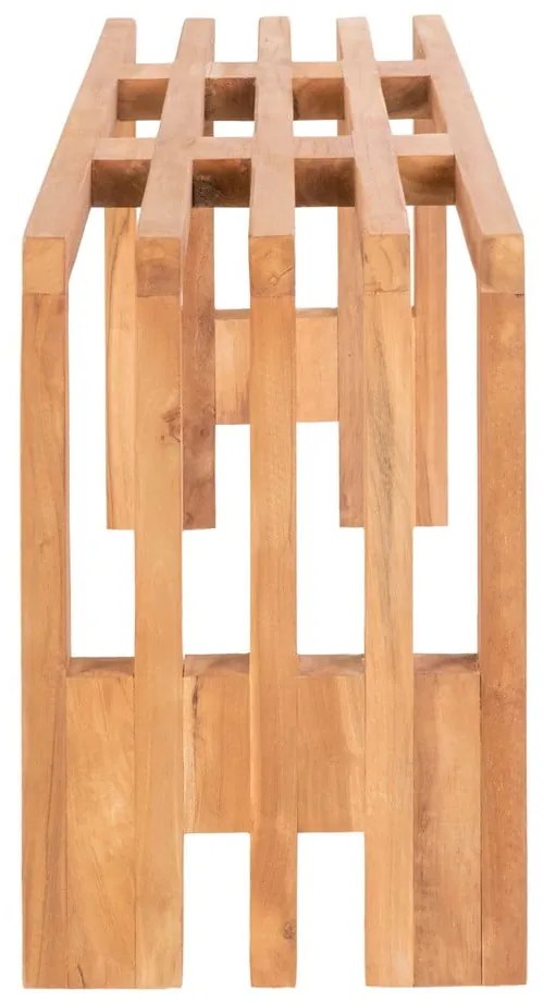 Bancă de grădină din lemn de tec House Nordic Benidorm, 90 x 30 cm