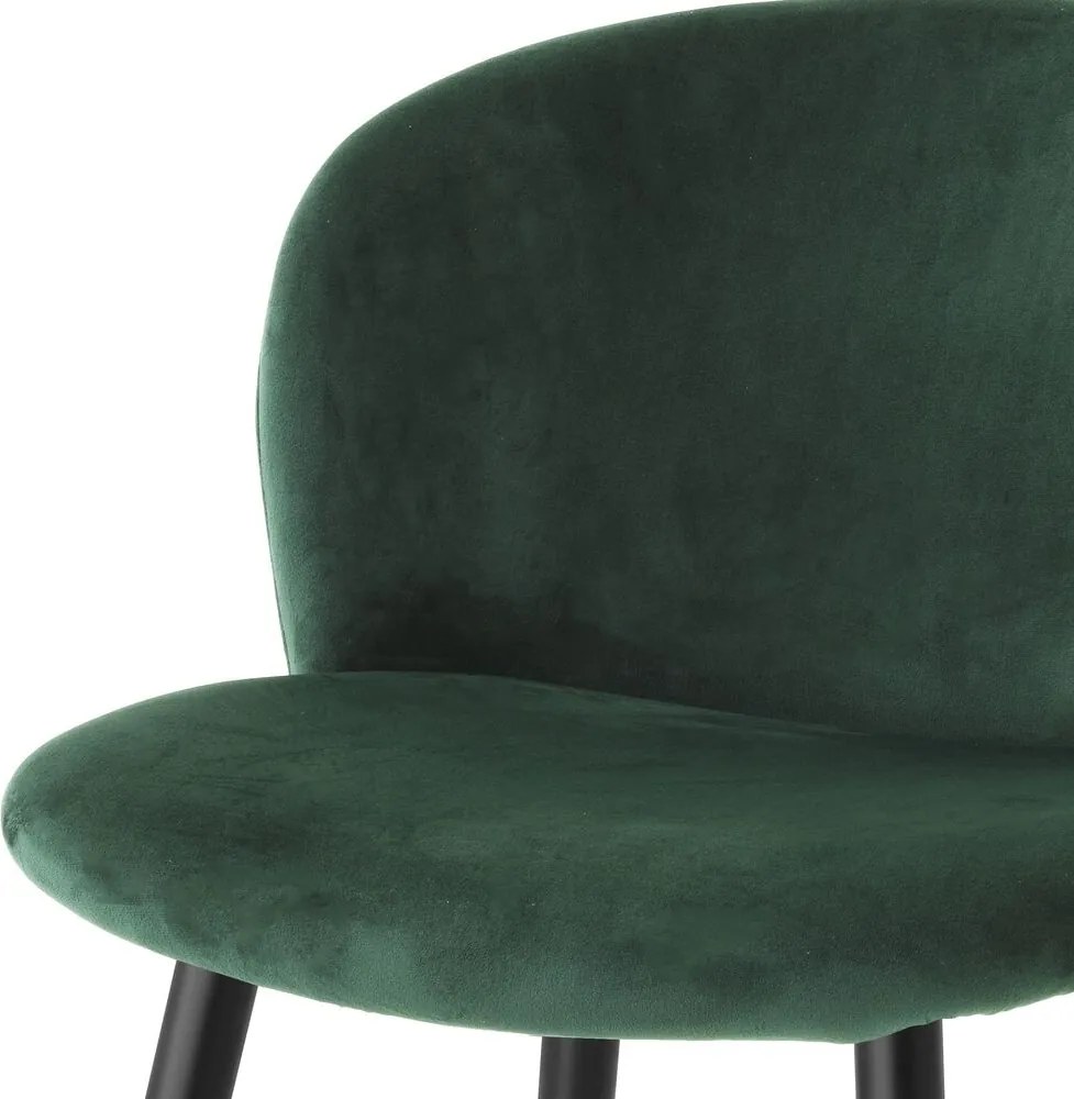 Scaun de bar design elegant LUX Counter Stool Volante, verde inchis 115738 HZ
