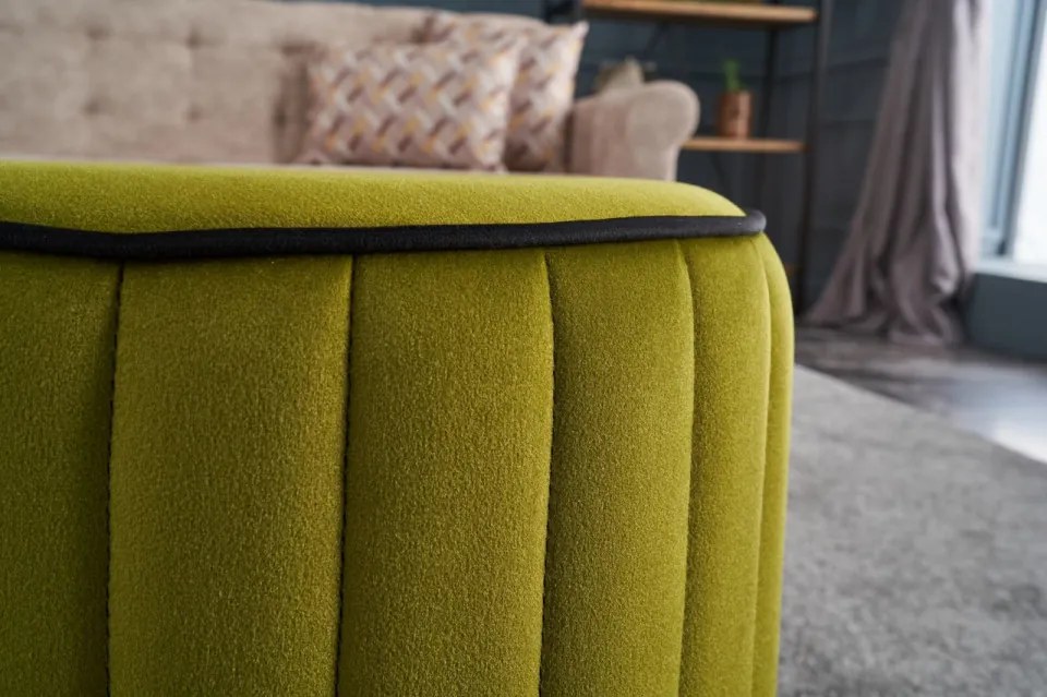 Taburet Lindy Puf, Verde