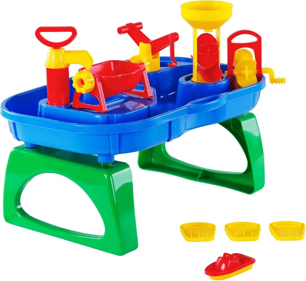 Polesie wader Set masa joc exterior, cu apă, 11 piese, 53x38x40 cm PP