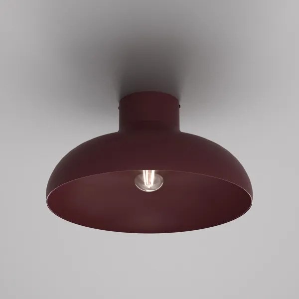 Plafonieră BASCA, 1xE27/15 W/230 V, Ø 40 cm, bordo