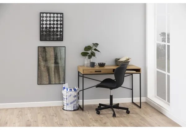 Birou SARON stejar/negru