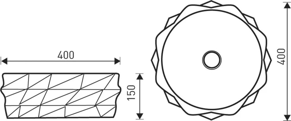KR-01 chiuvetă cu design ceramic