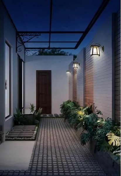 Viking - Aplica solară de perete LED dimabilă/2W/3,7V IP54 4000K 2000 mAh