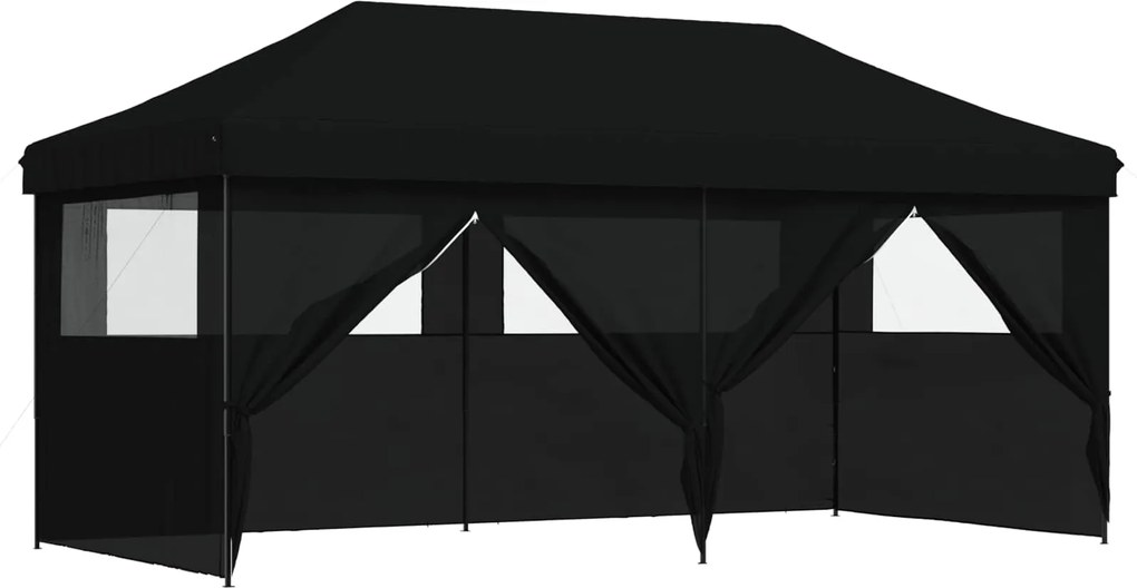 vidaXL Cort pentru Petreceri Negru 292 x 580 x 315 cm Material Oxford