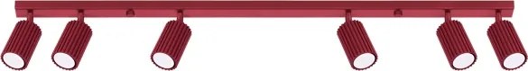 Brilagi - Plafonieră LED CRESTO cu 6 spoturi GU10, 10W, 230V, burgundiu