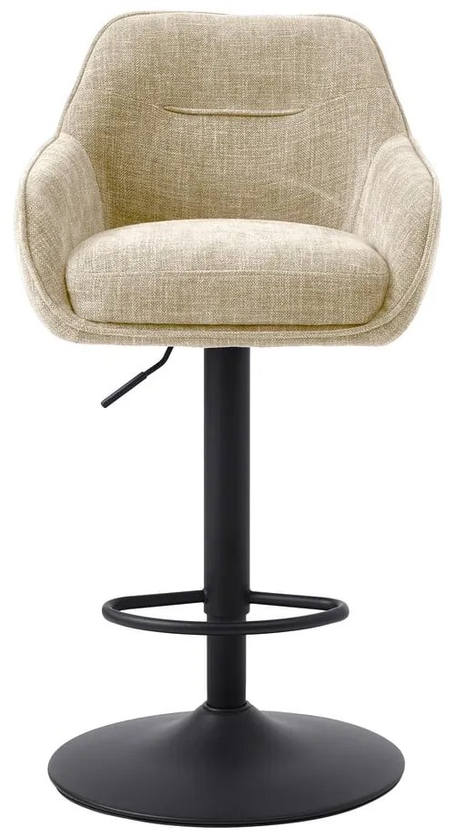 Scaune de bar crem 2 buc. (înălțime șezut 69 cm) Avola – Unique Furniture