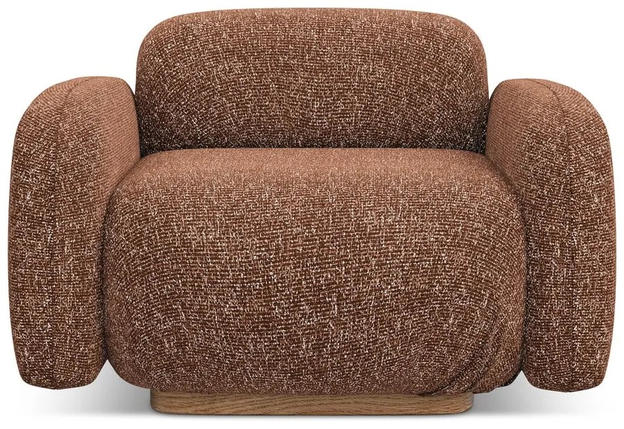 Fotoliu modular portocaliu/maro Ailani – Makamii