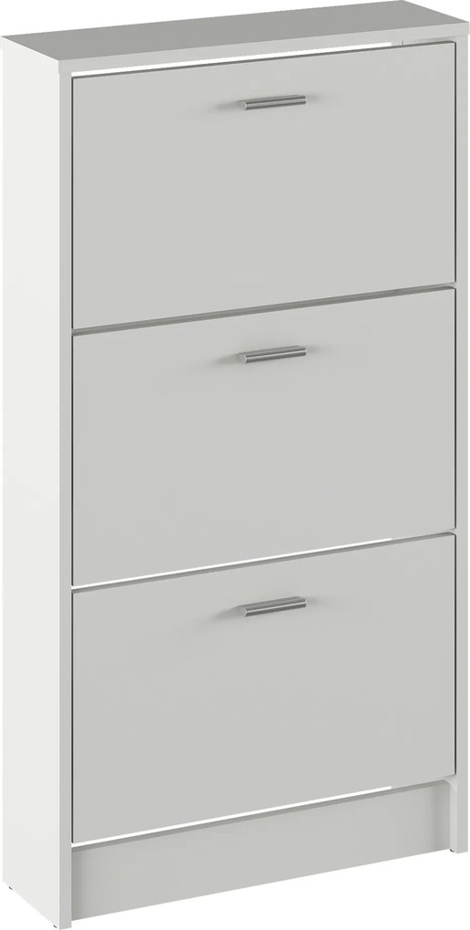 Dulap pantofi, 3 rafturi, alb, MOBI 13