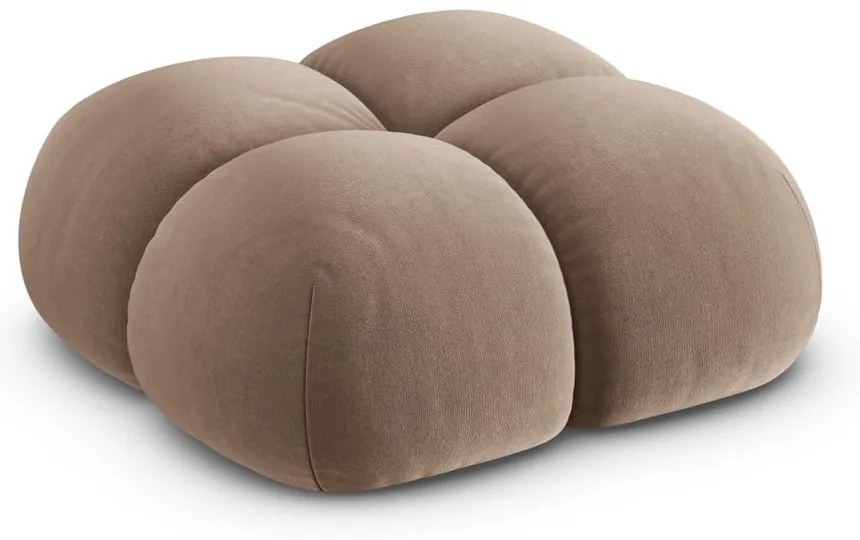 Taburet maro cu tapițerie din catifea Loretto – Cosmopolitan Design