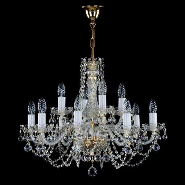 Candelabru cristal Bohemia 12 brate CARMEN BALLS CE