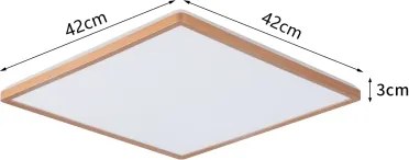Brilagi - Plafonieră LED pentru baie ULTRA SLIM LED/24W/230V 42x42 cm roz auriu IP54