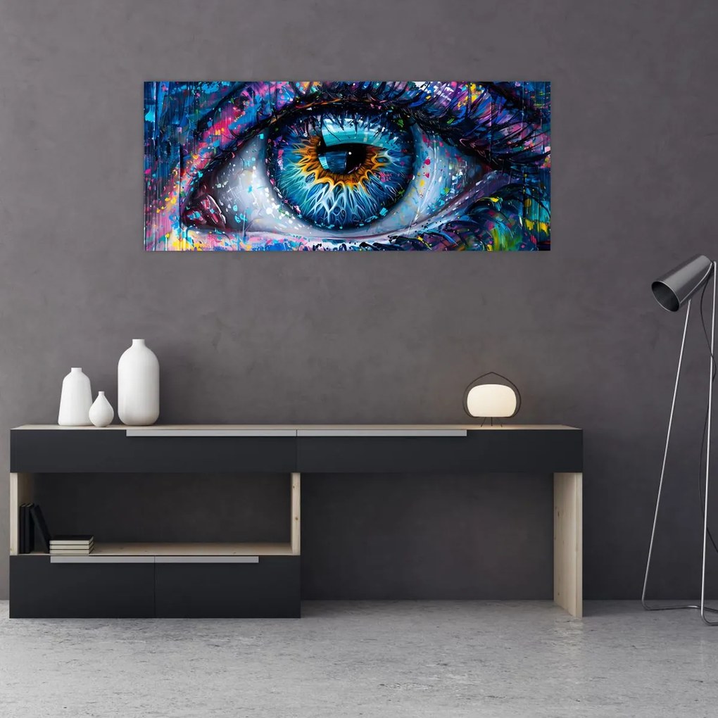 Tablou - Pictura ochilor (120x50 cm)