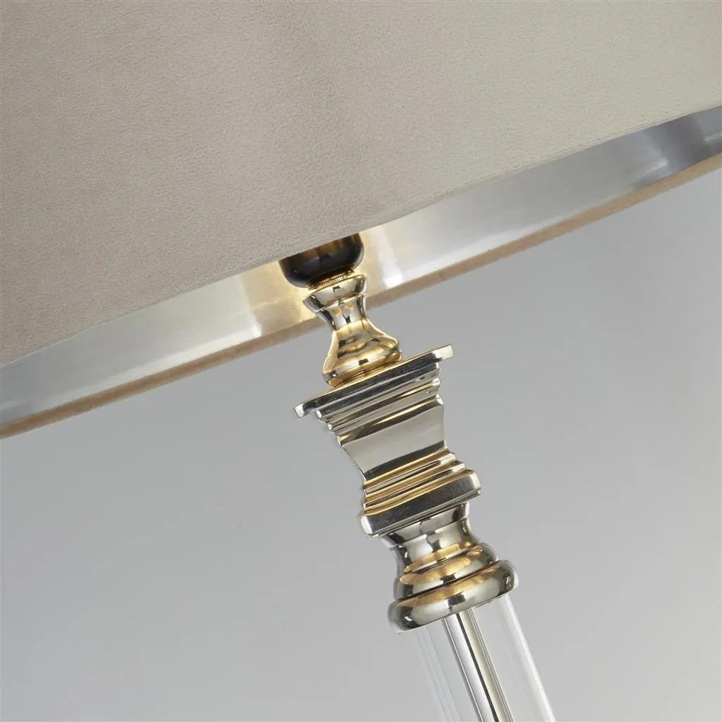 Lampadar/Lampa de podea design lux elegant Belle crom/roz