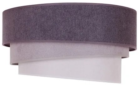 Duolla - Plafonieră TRIO 1xE27/15W/230V d. 45 cm antracit/gri/alb