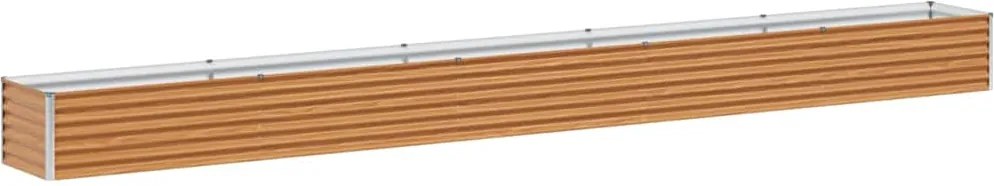 vidaXL Strat înălțat de grădină 485 x 50 x 36 cm Oțel Galvanizat