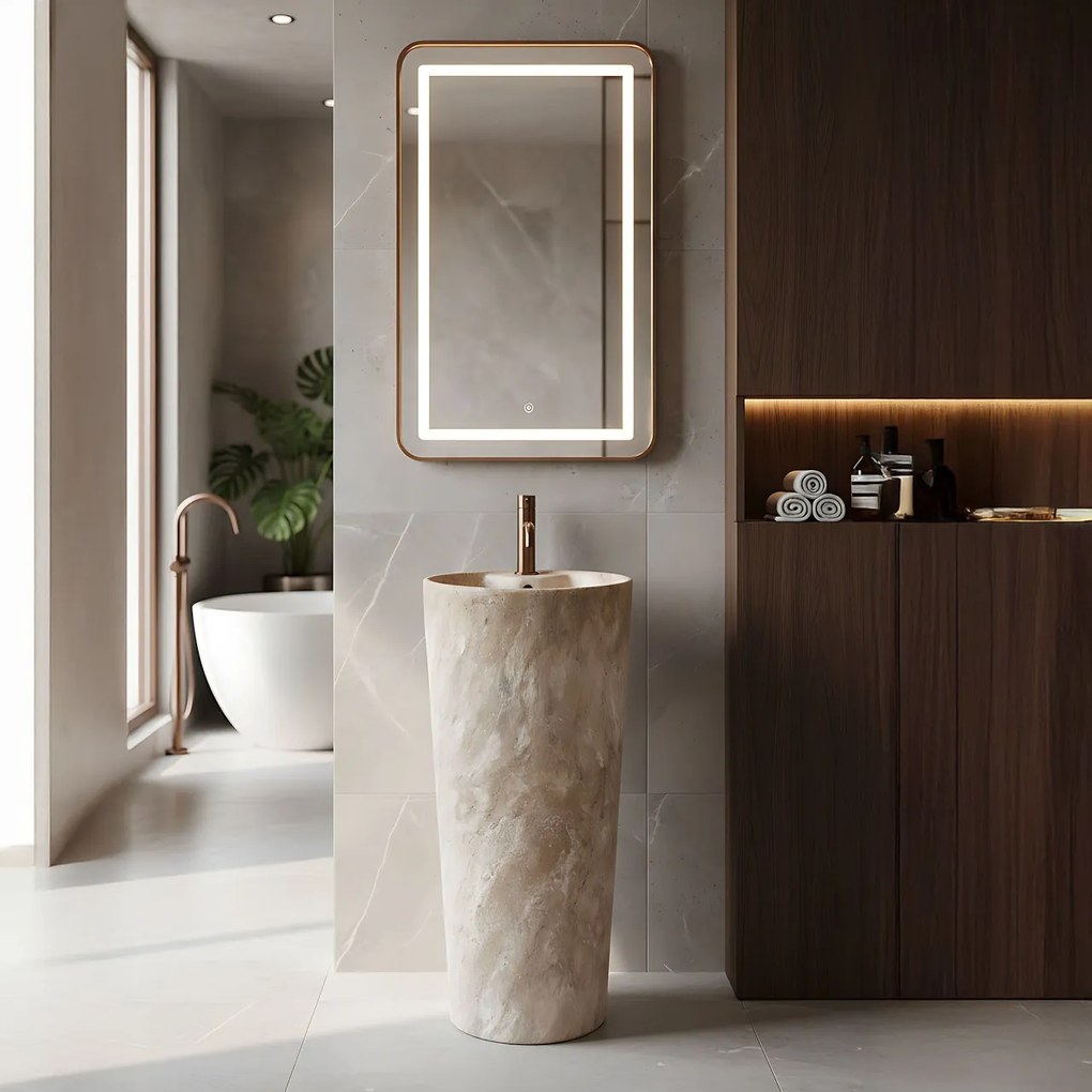 Lavoar freestanding de sine stătător Ceramic Rea Blanka Savana Matt