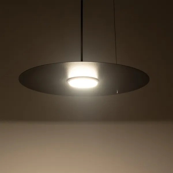 Lustră suspendată pe cablu PIATTO 1xGX53/15W/230V, diametru 35 cm, neagră