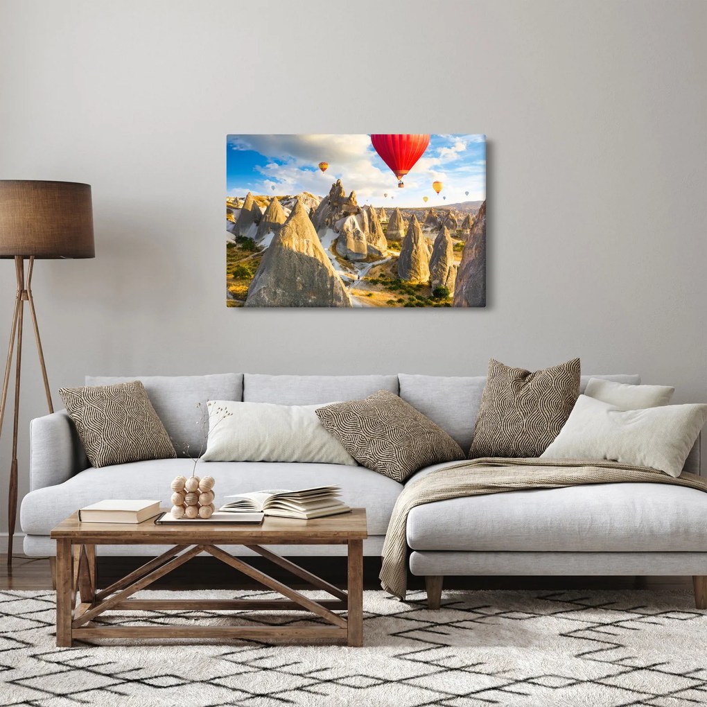 Tablou - Baloane cu aer cald (90x60 cm)