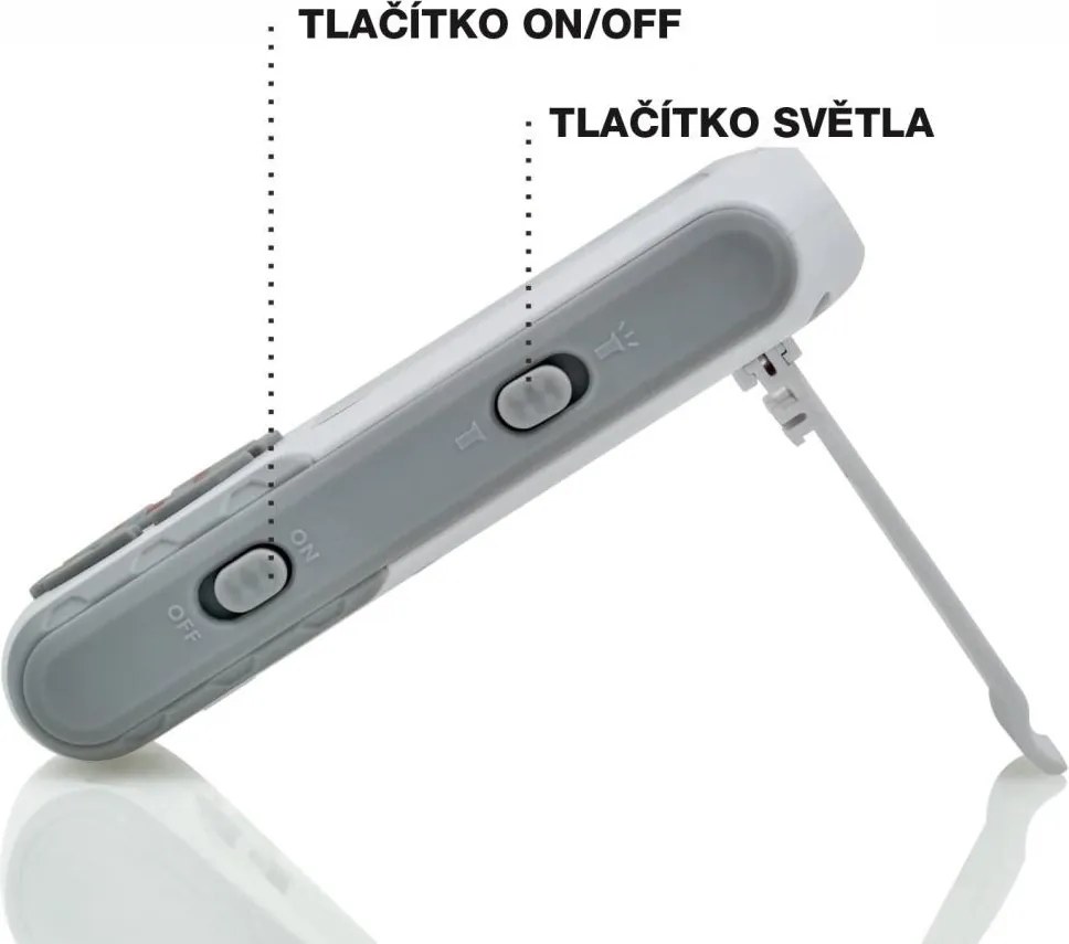 Termometru digital - termosondă HiNOVA - gri