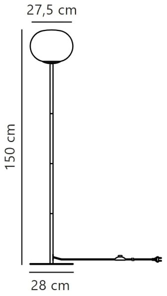 Lampadar Nordlux ALTON 1xE27/25W/230V auriu