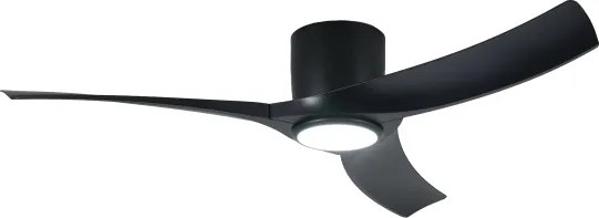 ZEVENTI - Ventilator de tavan LED ORBITO LED/24W/230V Wi-Fi Tuya negru + telecomandă