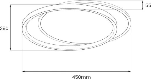 Plafonieră LED CORDOBA, 30W, 230V, albă