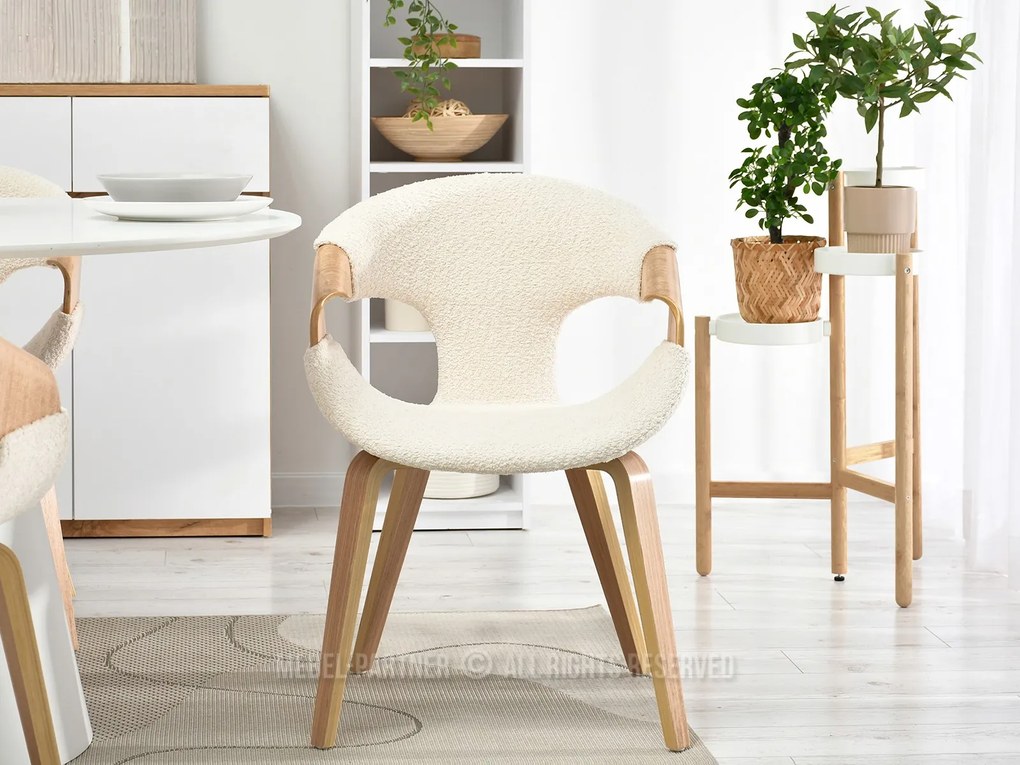 Scaun Kurt (stejar + crem). 1111097