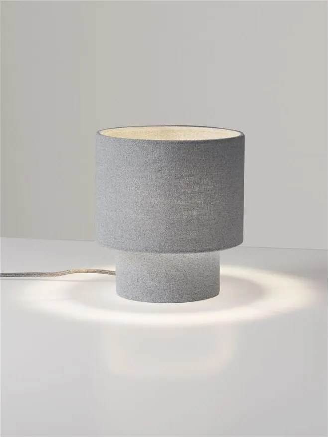 Veioza, Lampa de masa cu abajur gri SYRIN
