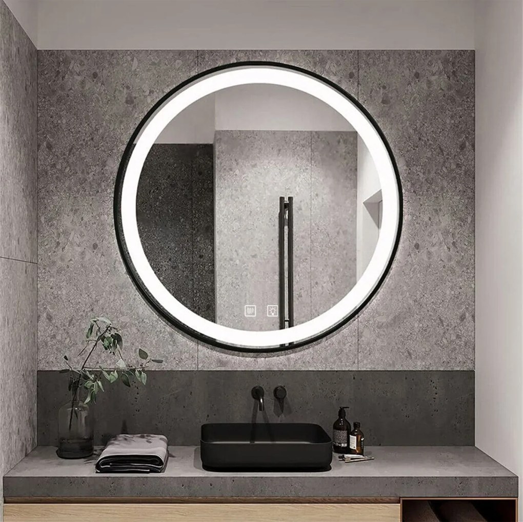 Oglinda LED 60 cm MMJ neagra