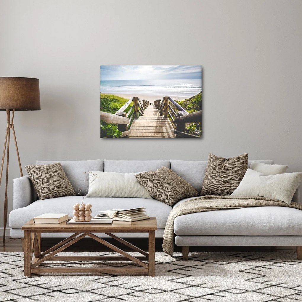 Tablou - Intare pe plaja (70x50 cm)